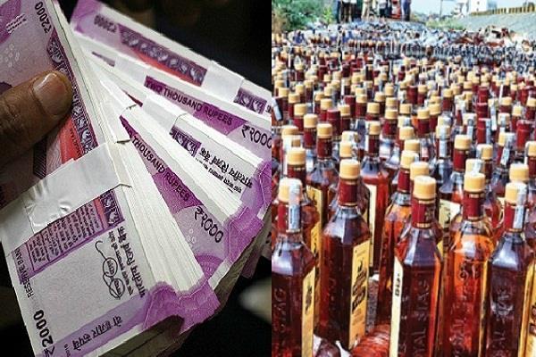 7 lakh liters of liquor 1 5 million cash seizure