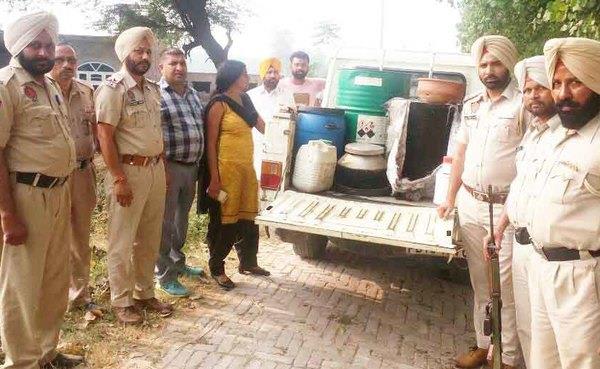 excise department raids  2500 liters of lehar recovered