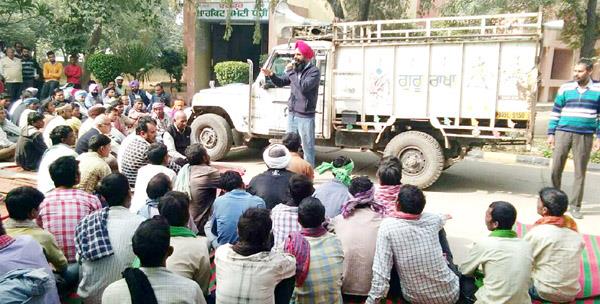 dharna did not wear paddy lifting