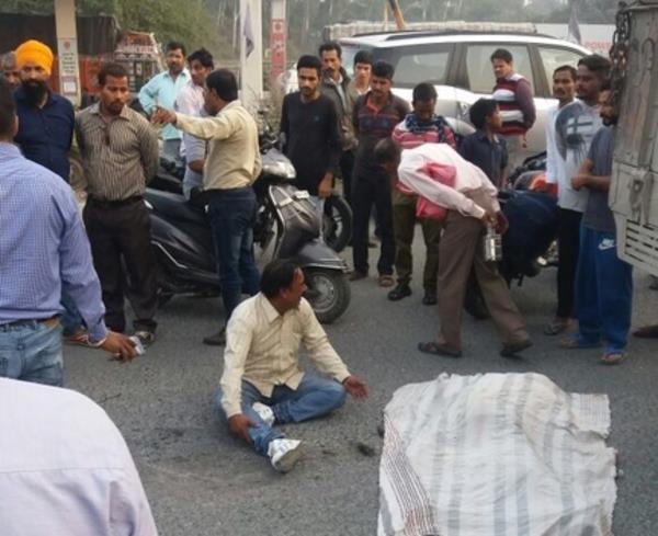 woman  s death in a road accident