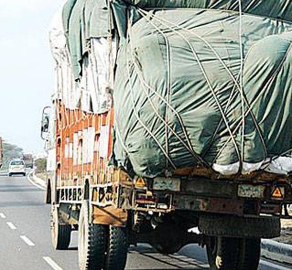 an overloaded vehicle is inviting accidents