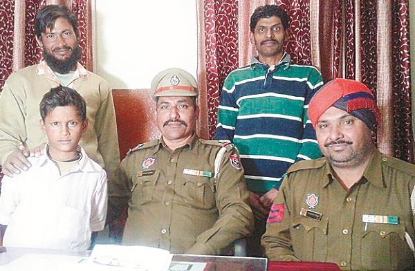 9 days ago the child ran away from the railway police to the family