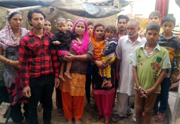 the roof of the 2 storey house collapsed  the hair locked family