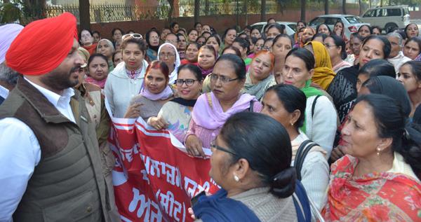 ganga surrounded by an anganwadi worker  s house in ravneet bittu