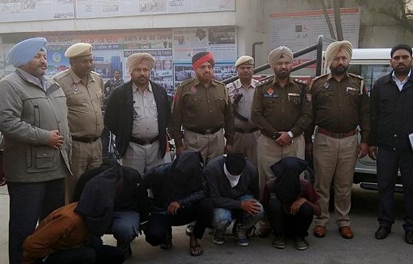 five members of the gang were arrested