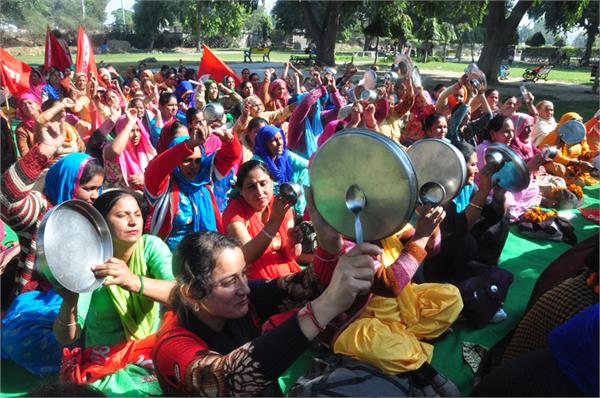 protest by workers