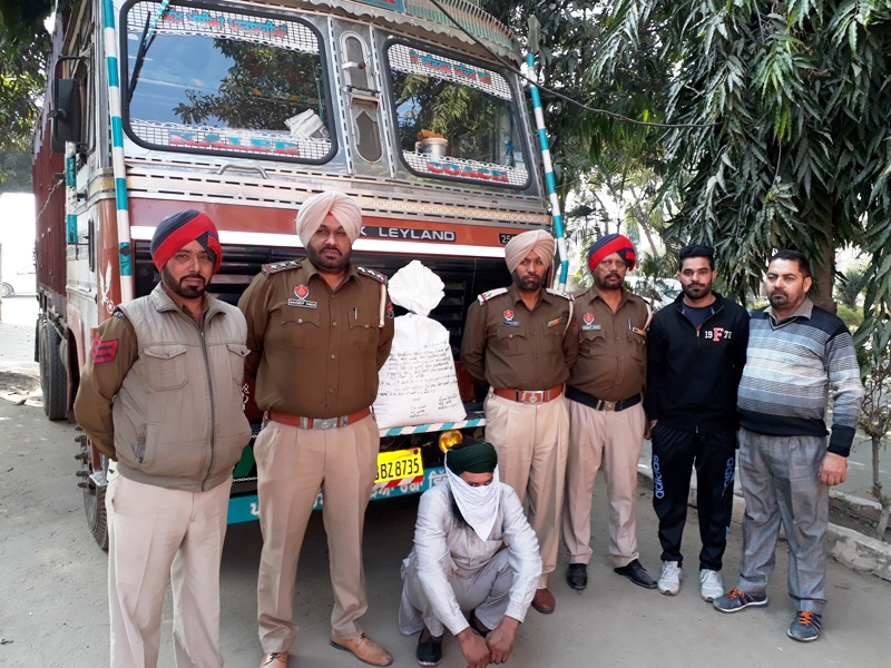22 ਕਿਲੋ ਭੁੱਕੀ ਸਮੇਤ ਇਕ ਕਾਬੂ