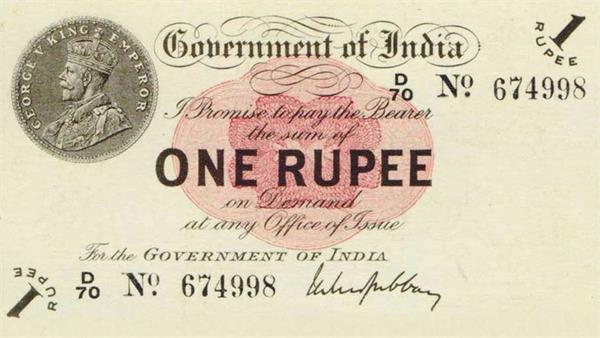old 1 rupee note celebrates a century  know interesting facts
