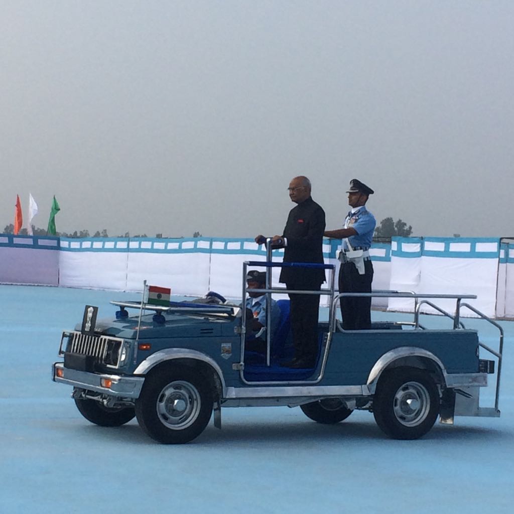 ਪੰਜਾਬ ਦੇ ਦੌਰੇ ਦੌਰਾਨ ਆਦਮਪੁਰ ਪਹੁੰਚੇ ਰਾਸ਼ਟਰਪਤੀ ਕੋਵਿੰਦ, ਸ੍ਰੀ ਹਰਿਮੰਦਰ ਸਾਹਿਬ ਵੀ ਹੋਏ ਨਤਮਸਤਕ