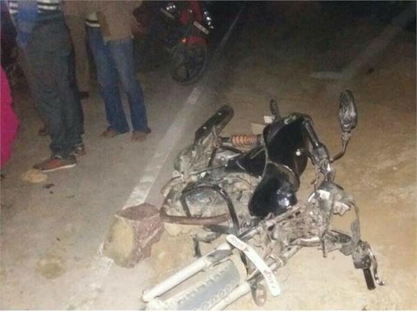 trolley  bike  collision