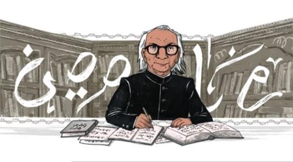 google celebrates the 87th birthday of urdu poet and author abdul qavi desnavi