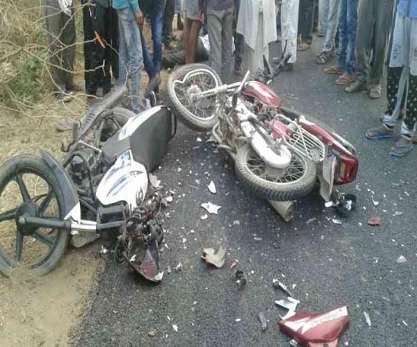motorcycling tremendous collision