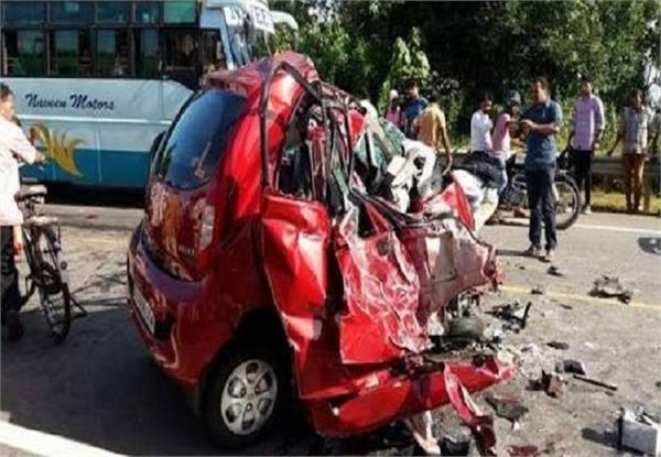 two killed including one woman in road accident