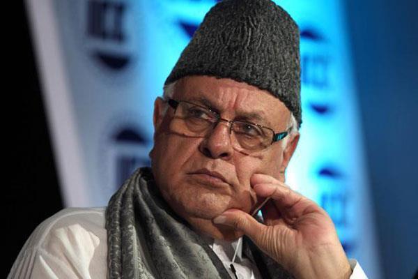 protest against farooq abdullah