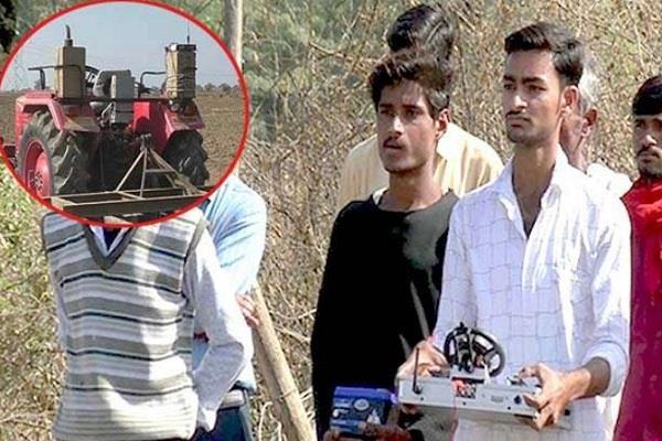 without a driver running tractor