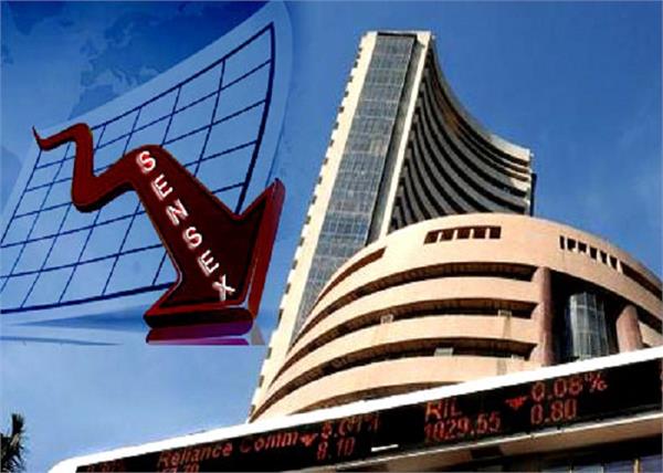 sensex down 316 points to close at 32832