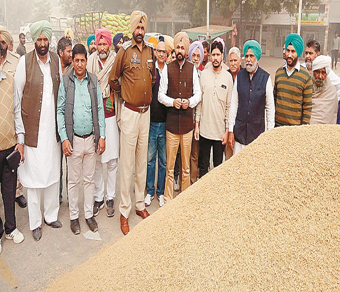 ਐੱਸ. ਡੀ. ਐੱਮ. ਨੇ ਲਿਆ ਮਲੋਟ ਦੀ ਅਨਾਜ ਮੰਡੀ ਦਾ ਜਾਇਜ਼ਾ