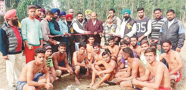 third day kabaddi tournament started at pakhowal