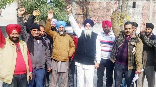 the people protested without being wasted water