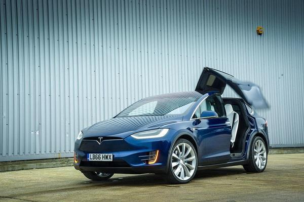 tesla  s first car with  a has hit india