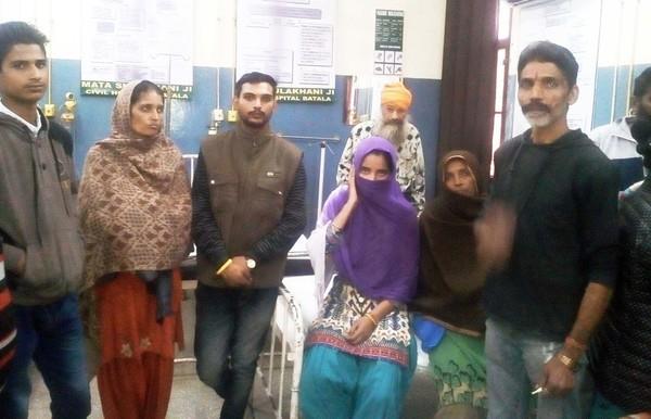 neighbors punish the minor girl