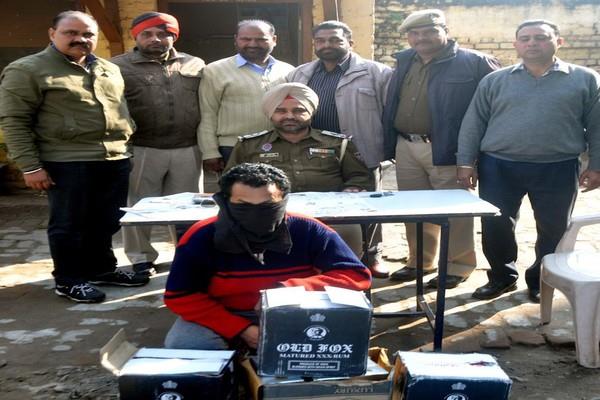 there was a police clerk in the illegal trade of illicit liquor