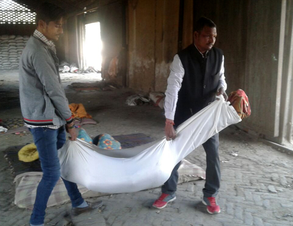 ਠੰਡ ਨਾਲ ਬੇਸਹਾਰਾ ਵਿਅਕਤੀ ਦੀ ਮੌਤ