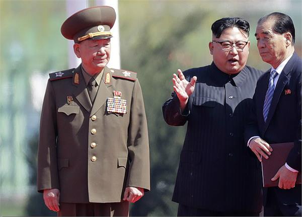 delay in missile test  then dictator kim took two officers