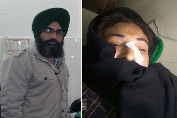 in the absence of a doctor  the assistant turned the woman  s eye operation