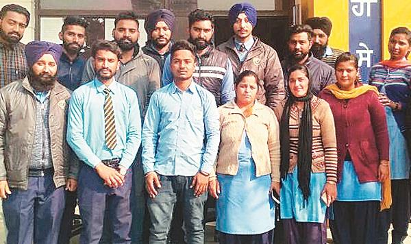 service center employees stopped working without getting salaries