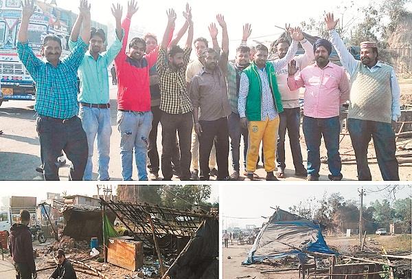 demolish unsafe shops  angry people
