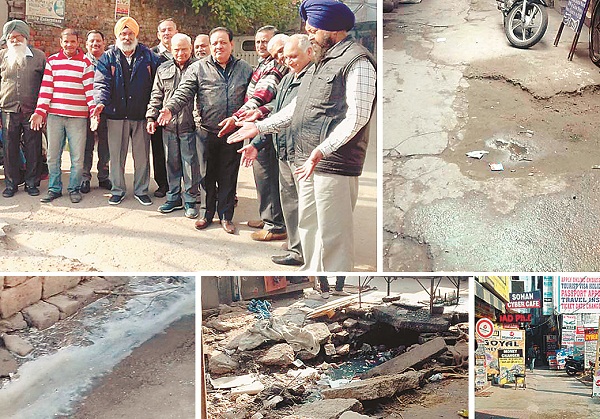 ਬੱਸ ਸਟੈਂਡ ਦੇ ਸਾਹਮਣੇ ਚੱਡਾ ਮਾਰਕੀਟ ਦੀ ਹਾਲਤ ਖਸਤਾ