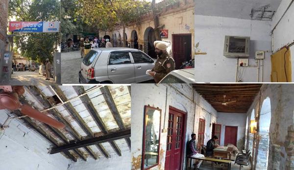 the collapse of the police station the building collapsed