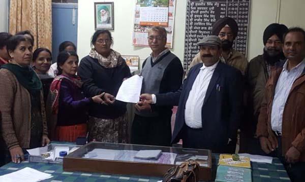 diet staff issued a letter to the principal as a protest against unpaid salary