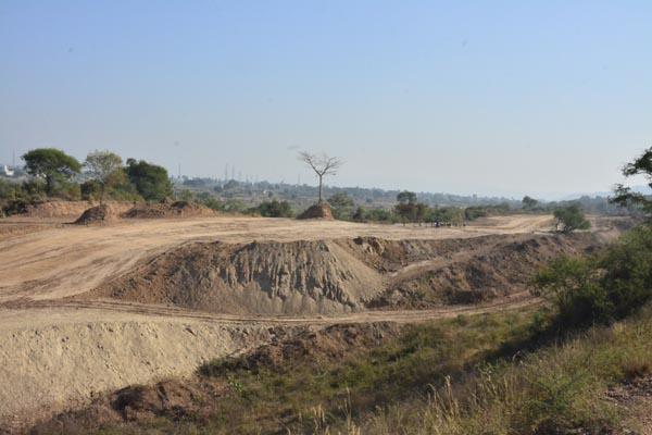 pinching without permission  pinjore bypass in eco military zone