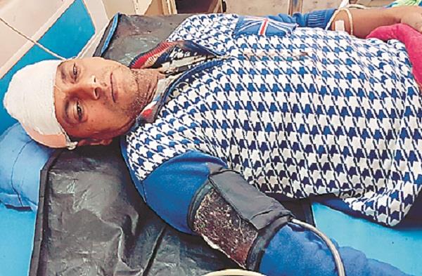 murderous assault on a shopkeeper with sharp weapons