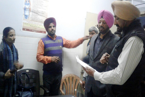 ਸਰਕਾਰੀ ਹਸਪਤਾਲ ਤਰਸਿੱਕਾ ਦੀ ਅਚਨਚੇਤ ਚੈਕਿੰਗ