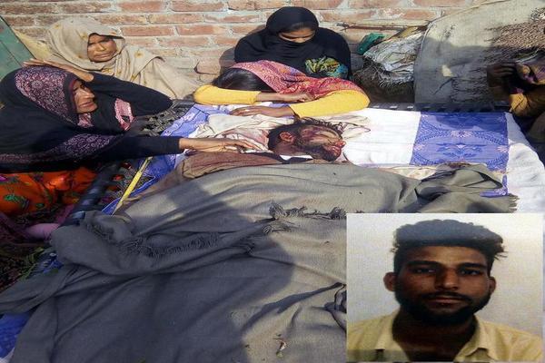 death of a young man due to falling from tractor