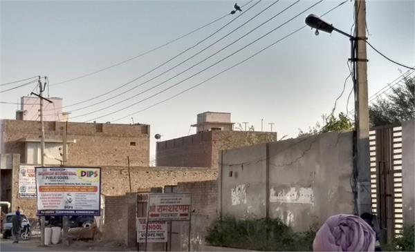 bad condition of street light