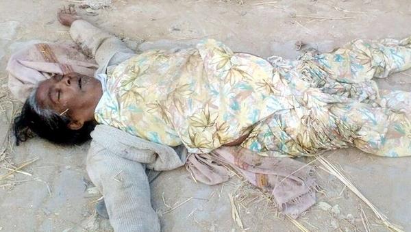 the woman  s body was found