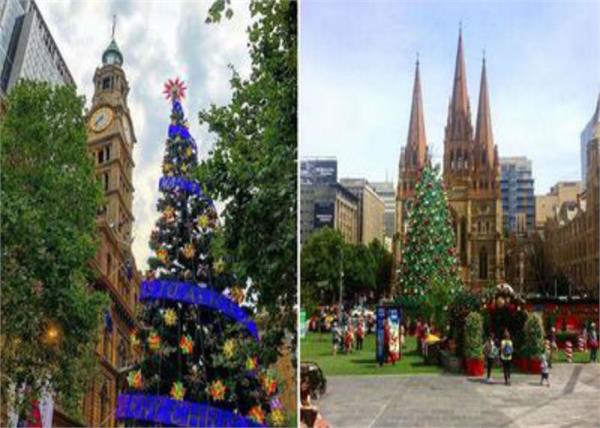 weather to expect over the christmas in australia