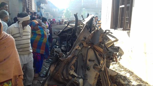 ਮਿਰਚ ਮੰਡੀ ਵਿਖੇ ਹੋਏ ਧਮਾਕੇ ਲਈ ਪੁਲਸ ਨੇ ਅਣਪਛਾਤੇ ਲੋਕਾਂ ਖਿਲਾਫ ਕੀਤਾ ਮਾਮਲਾ ਦਰਜ