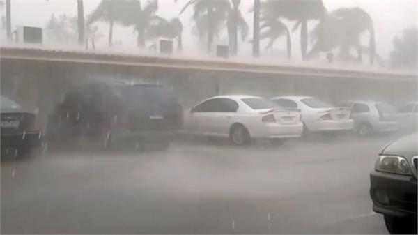 winds  heavy rain and hailstones in victoria australia