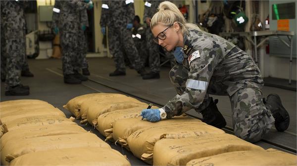 australian navy stores 21 billion narcotic substances