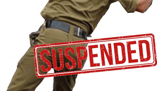 police man suspend