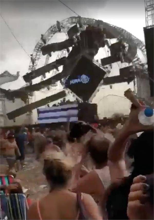 music festival during storm killing dj and crowd