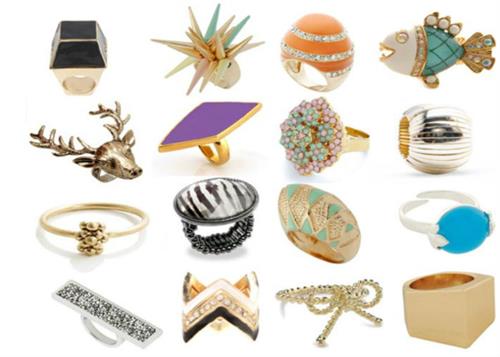 fashion statement rings