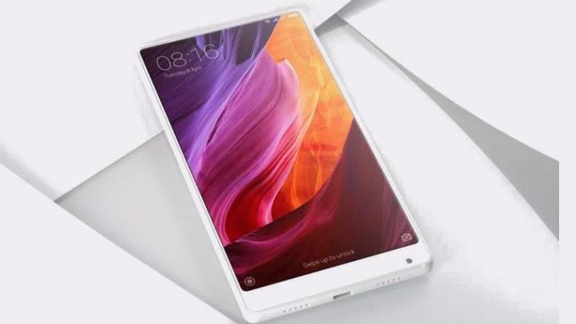 ces 2017 xiaomi unveiled white color mi mix smartphone