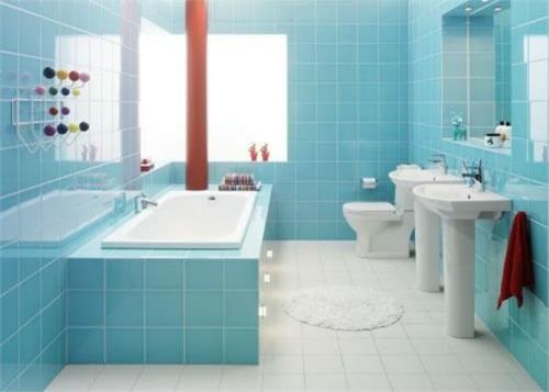 with these things cleaning the bathroom