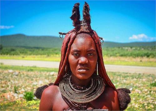 tribal women carry water with smoke fresh body